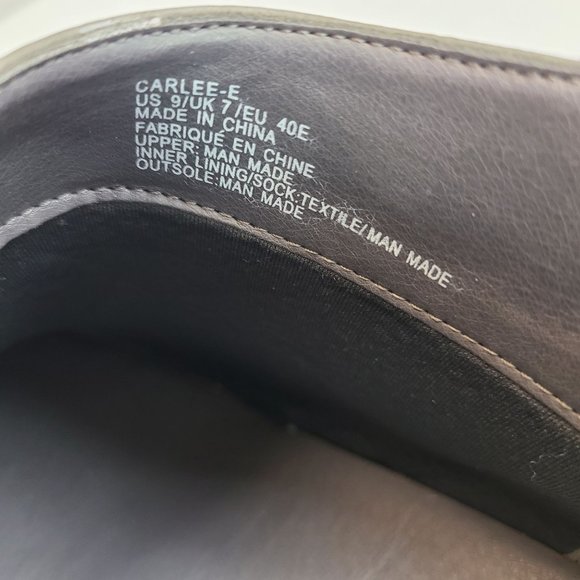 Gray Ankle Boots with Zipper Detail - Picture 3 of 8